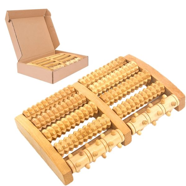 Rouleau de massage bois