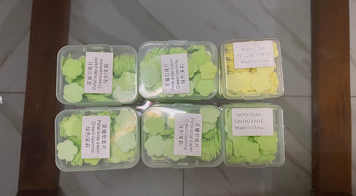 Papier savon pétale parfumé