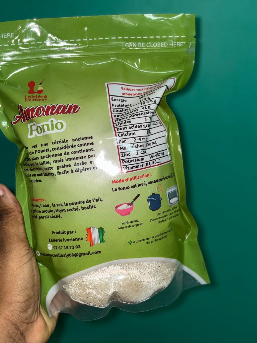 Fonio prêt à l´emploi