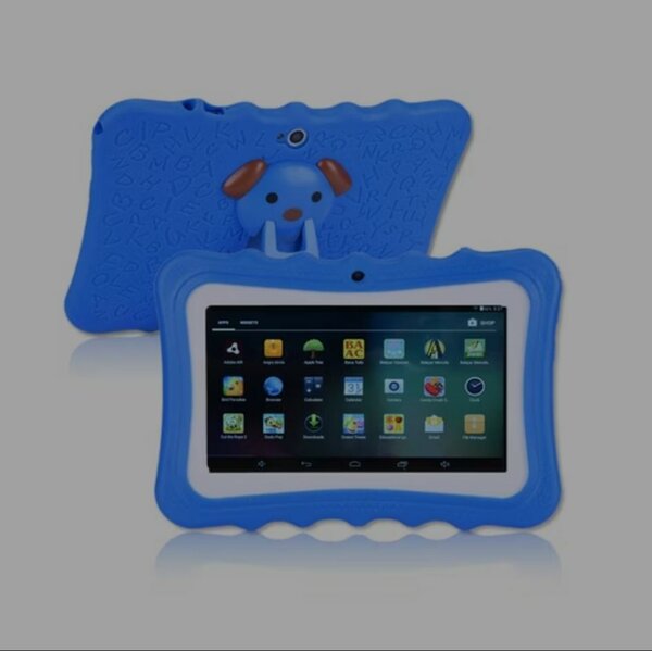 Coque tablette enfant silicone bleu