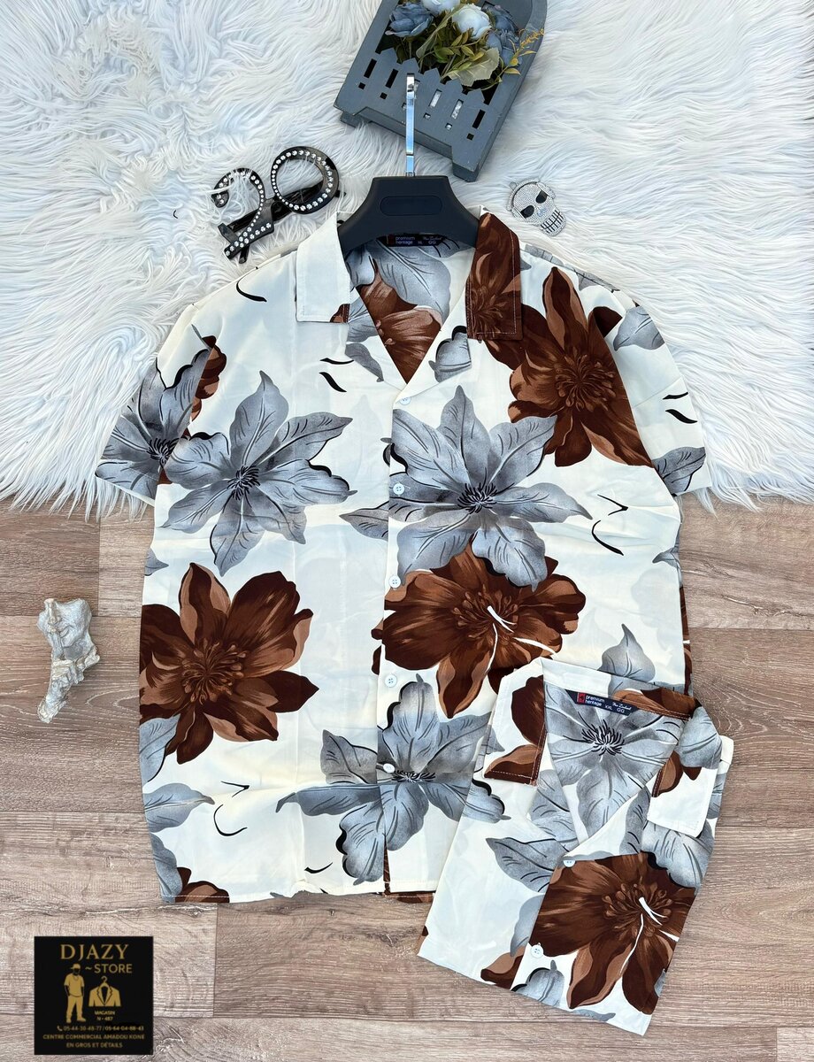 Chemises Hawaiiennes à Fleurs