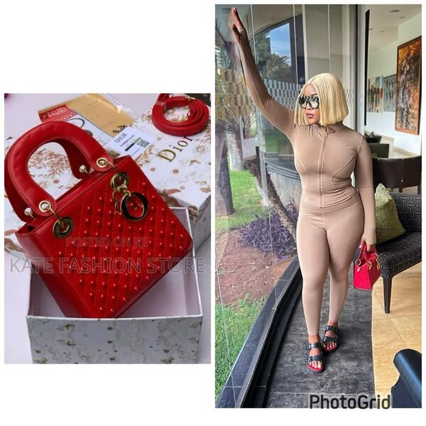 Sac rouge chic petit format