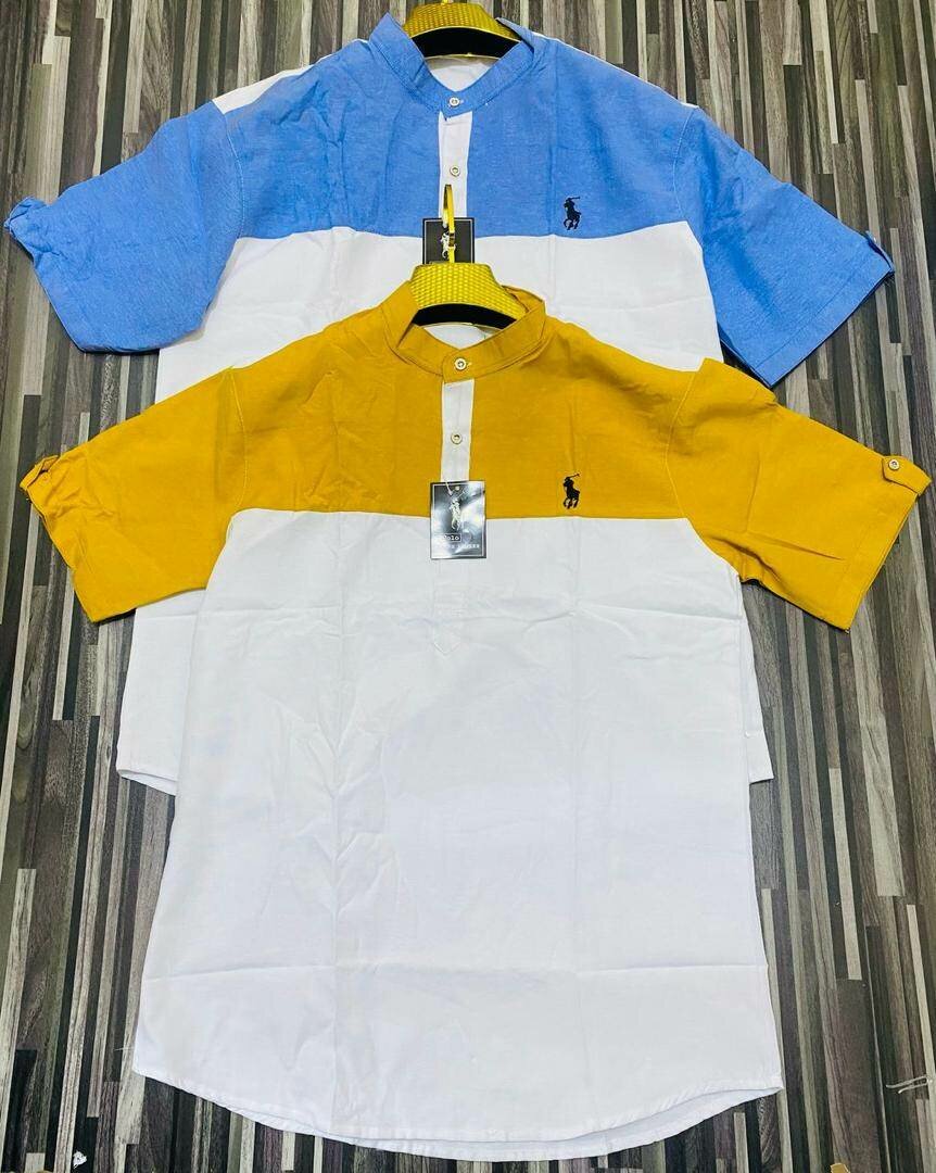 Chemises bicolores élégantes