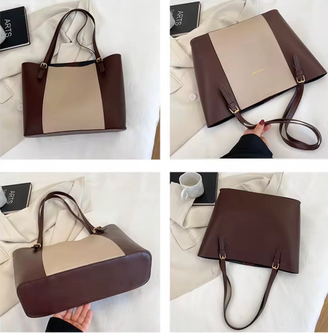 Sac cabas en cuir élégant