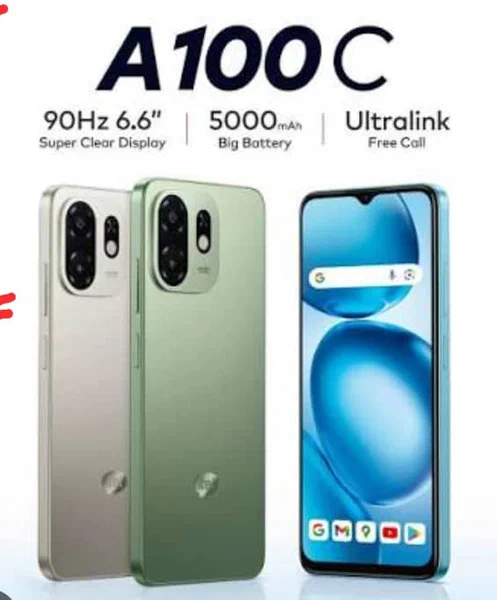 Smartphone itelA100C 90Hz 6.6"