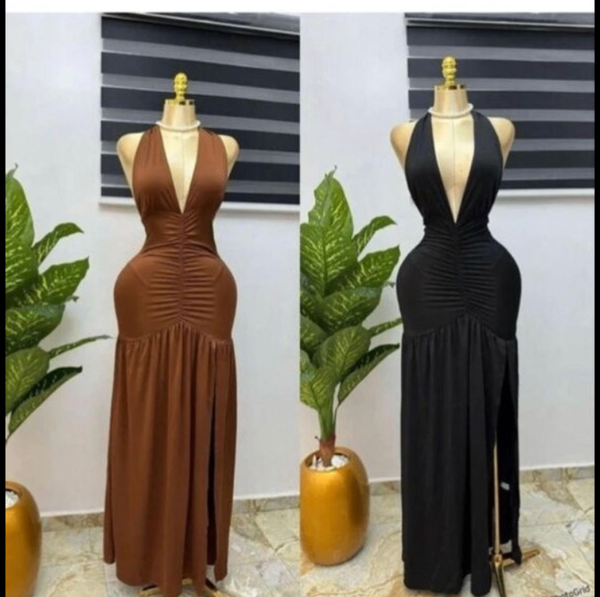 Robe Élégante Dos Nu