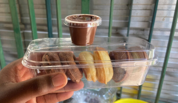 Mini Gaufres avec Chocolat