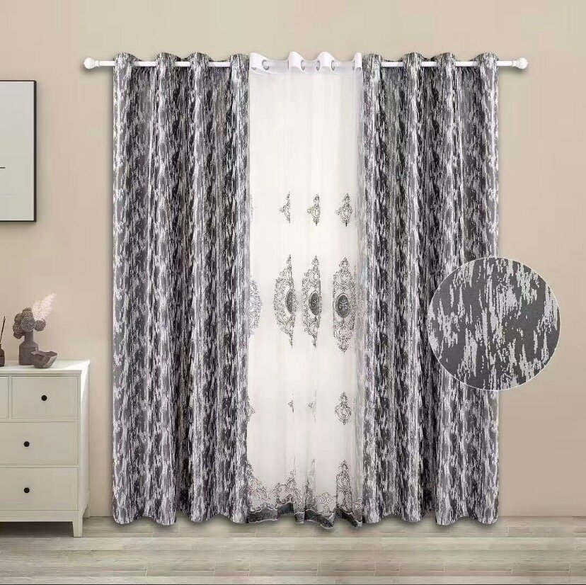 Rideaux élégants à motifs