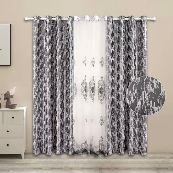 Rideaux élégants à motifs
