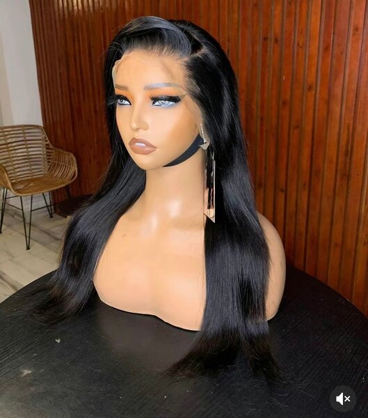 Perruque naturelle longue