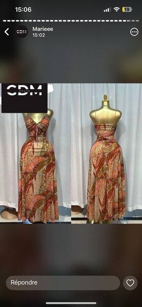 Robe Maxi Bohème Évasée