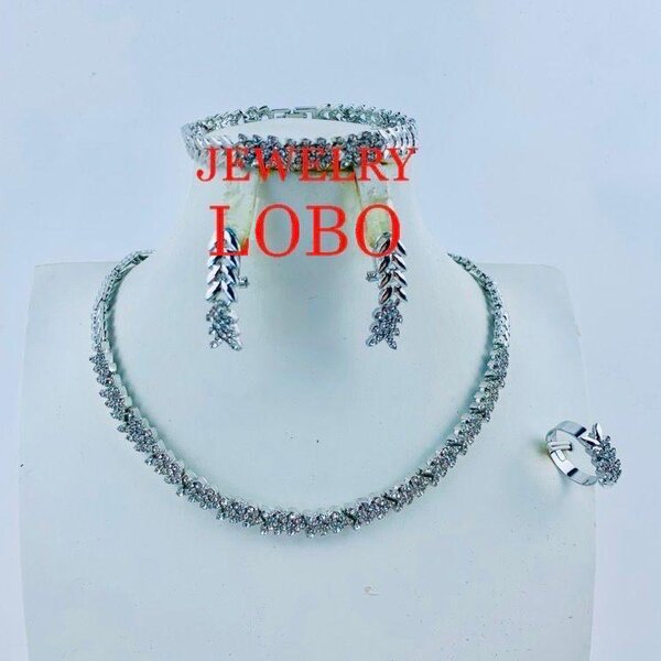 Set bijoux élégant en argent