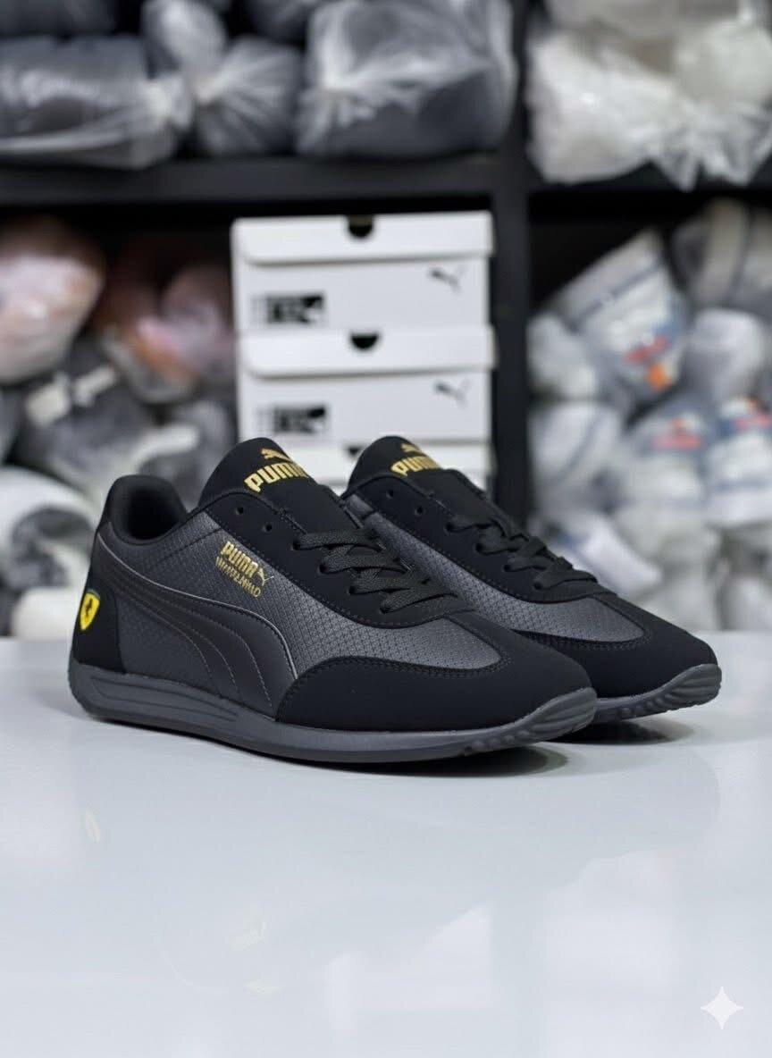 Baskets homme Puma noires