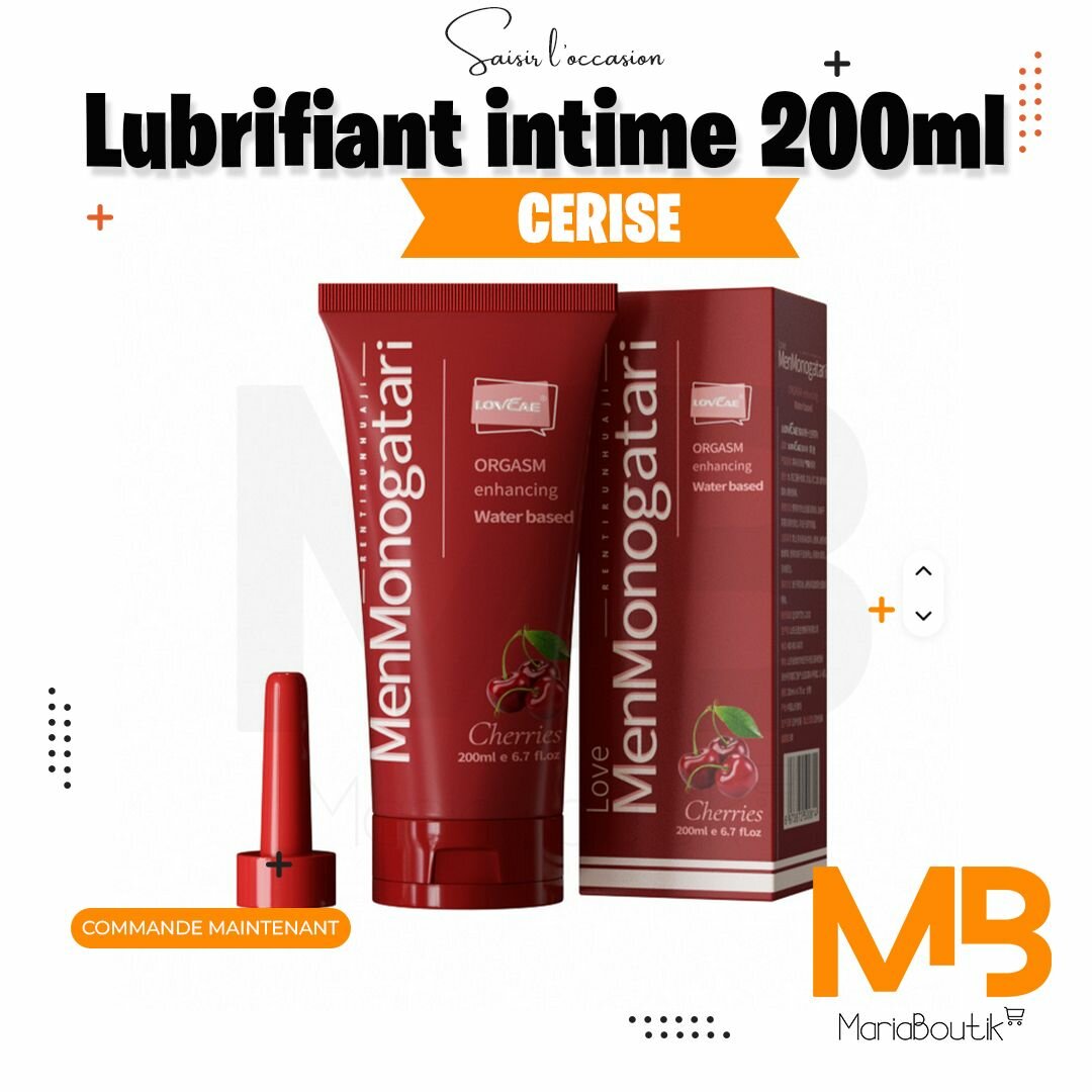 Lubrifiant Intime Cerise 200ml