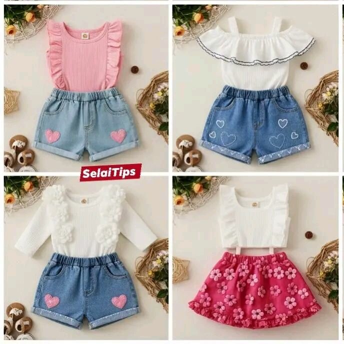 Ensemble Été Bébé Fille