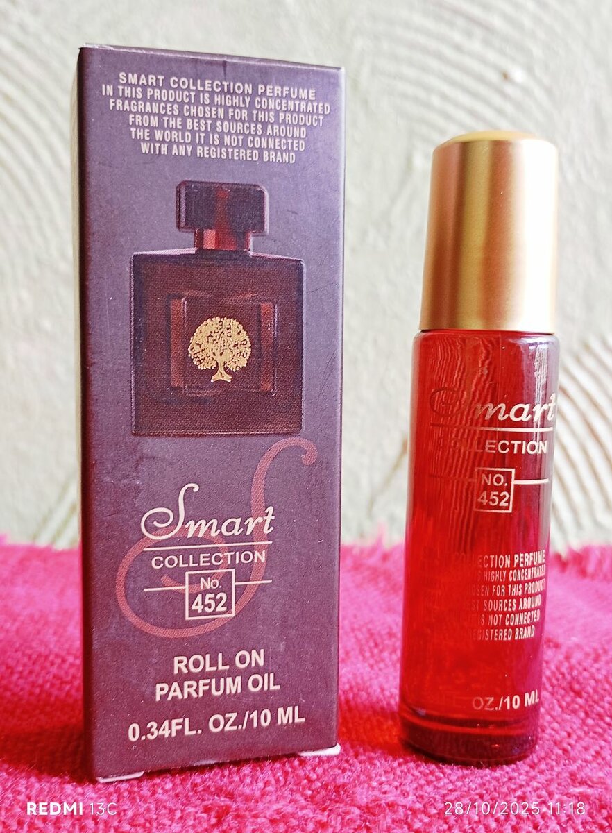 Smart roll on parfum oil