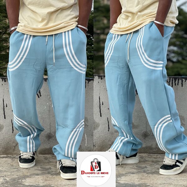 Pantalon décontracté bleu