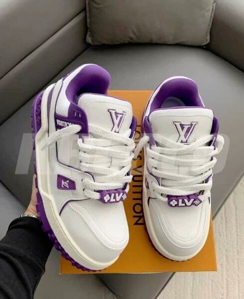 Baskets blanches LV homme