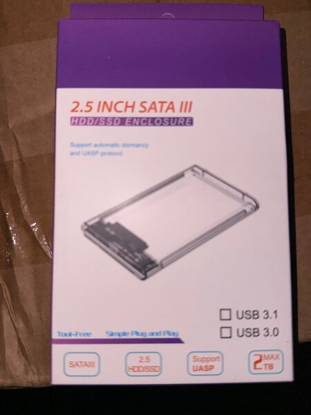 Boîtier Disque Dur SATA III USB 3.1
