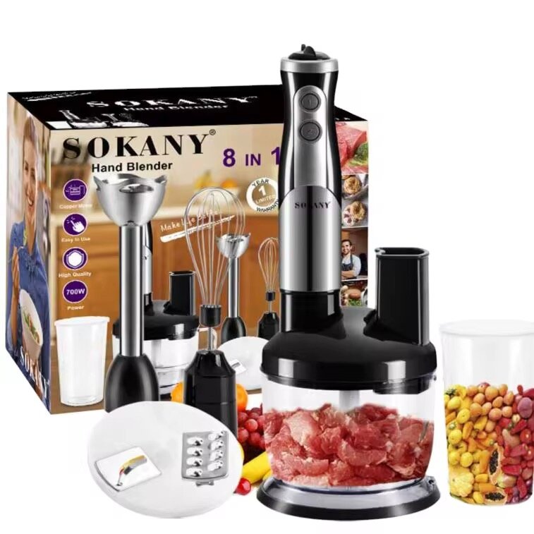 SOKANY Blender Mixeur Plongeant 8 en 1