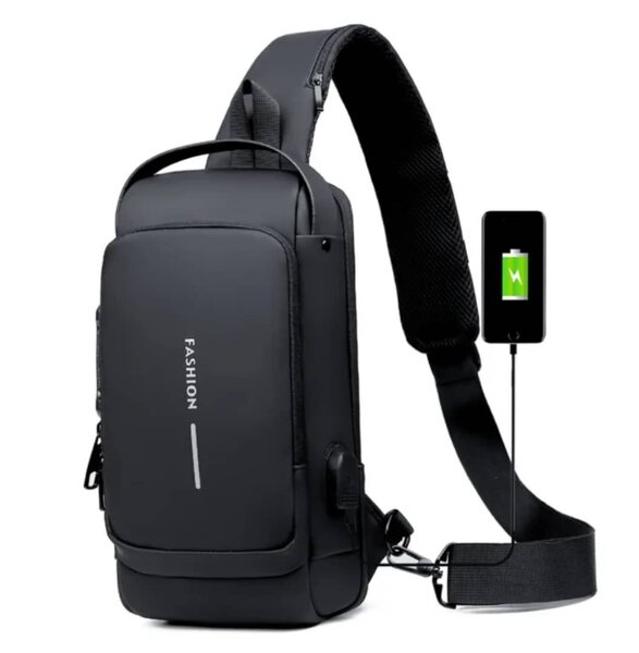 Sac bandoulière avec USB