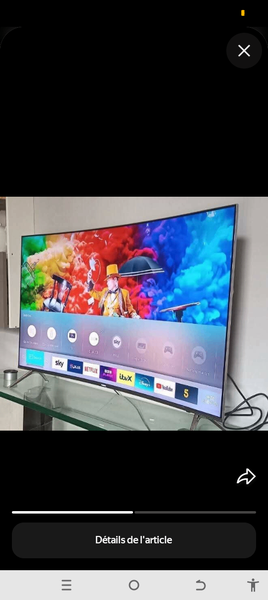 Smart TV 4K Ultra HD 55 pouces