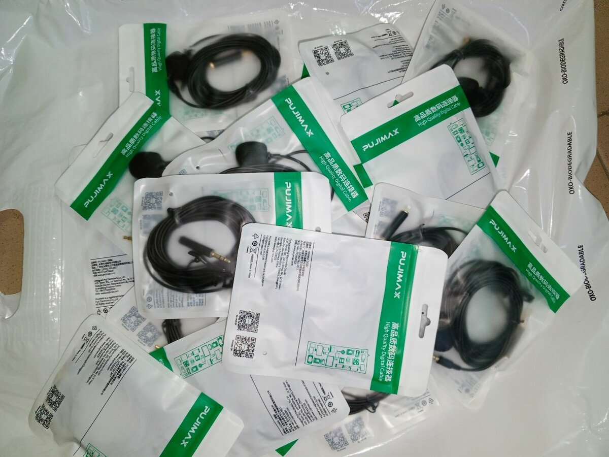 Microphone cravate à fil 1 m