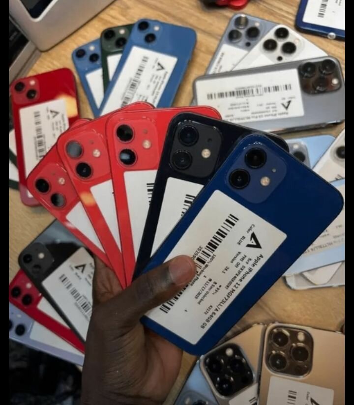 Smartphone moderne multicolore