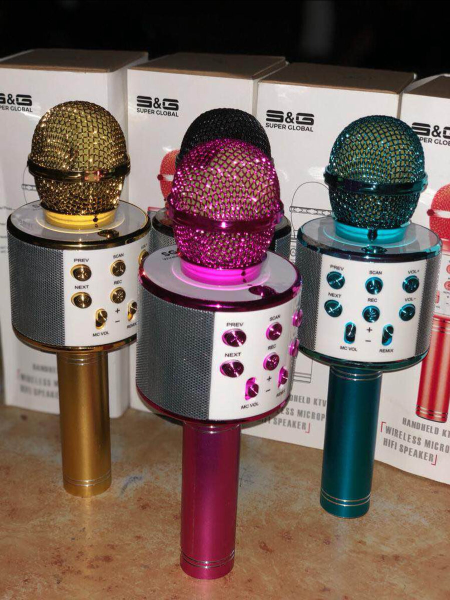 Microphone sans fil pour karaoke