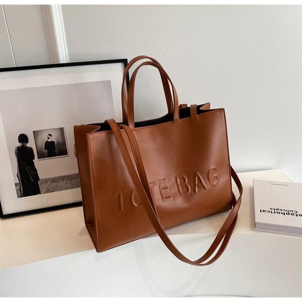 Sac shopping élégant cuir