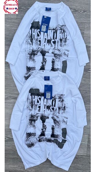 Robe T-shirt à motif abstrait