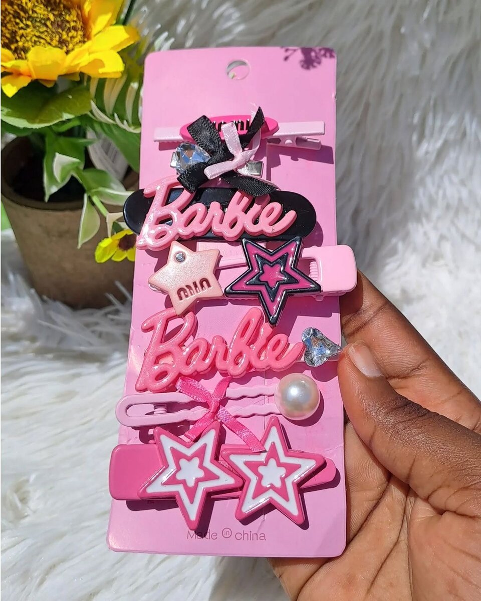 Set de barrettes étoilées