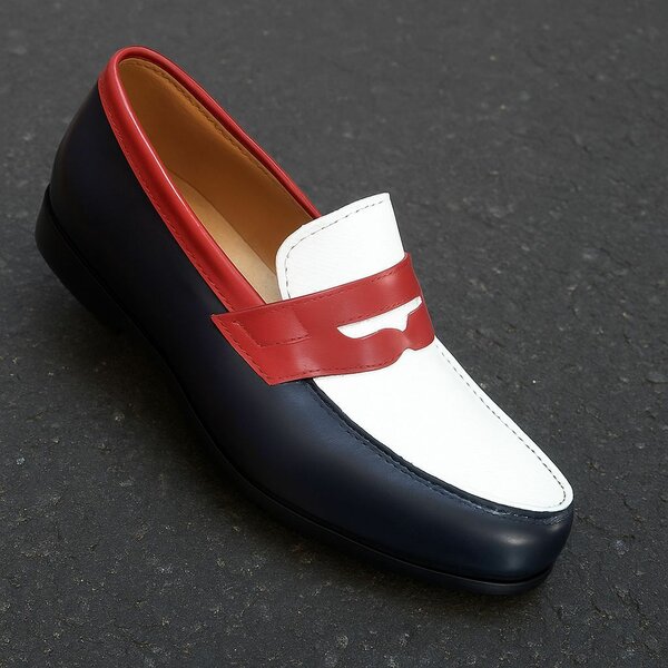 Mocassins en cuir élégant