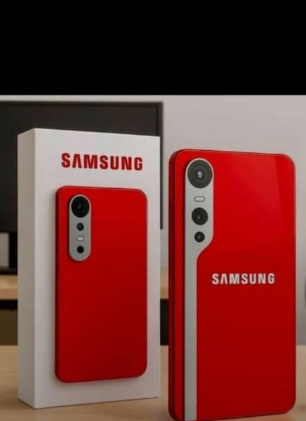 Téléphone Samsung rouge