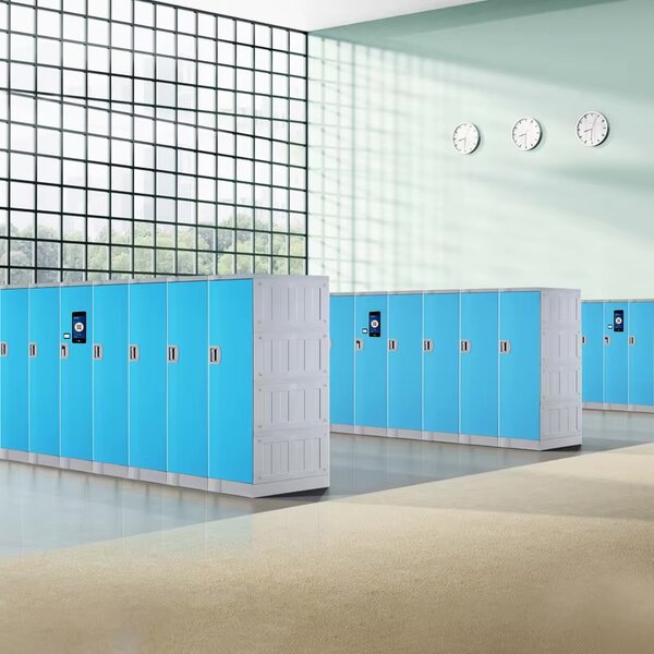 Armoire de rangement bleu moderne