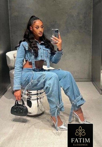 Ensemble en jean décontracté