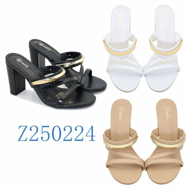 Mules à talons élégantes