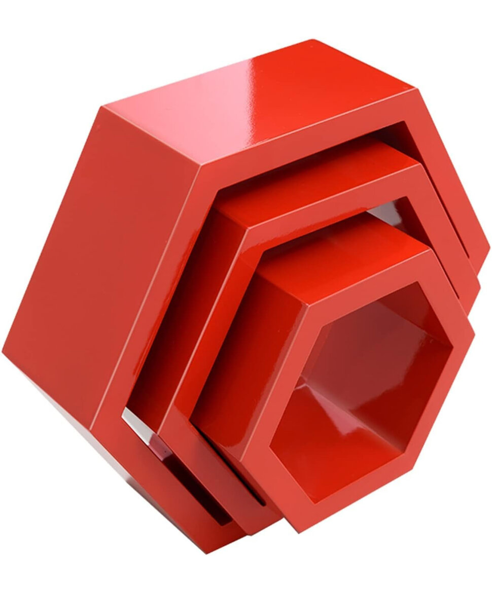 Étagères Murales Hexagonales Modernes