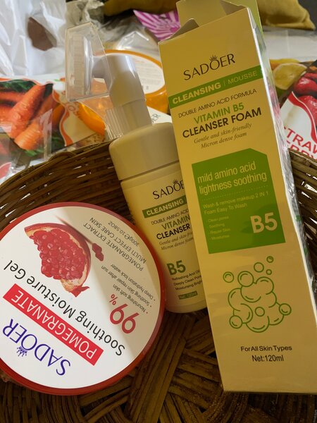 Mousse nettoyante vitamine B5