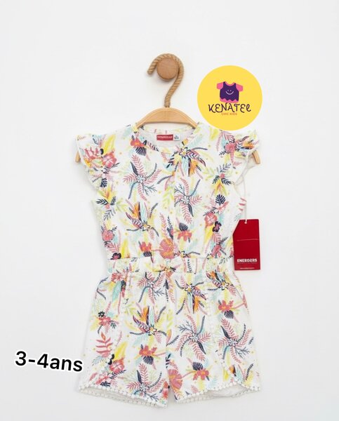 Combinaison Fille Tropicale