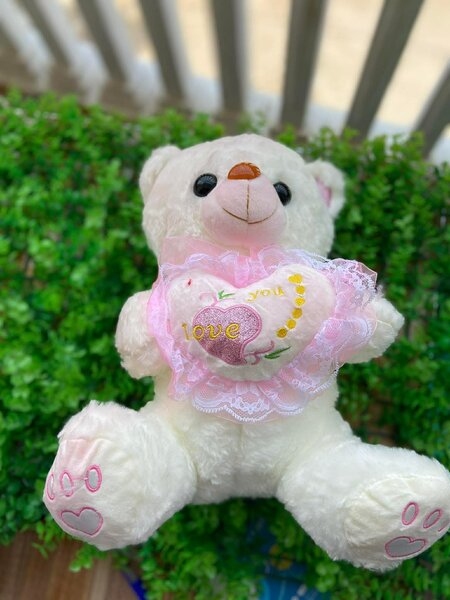 Ourson en peluche "Je t'aime"