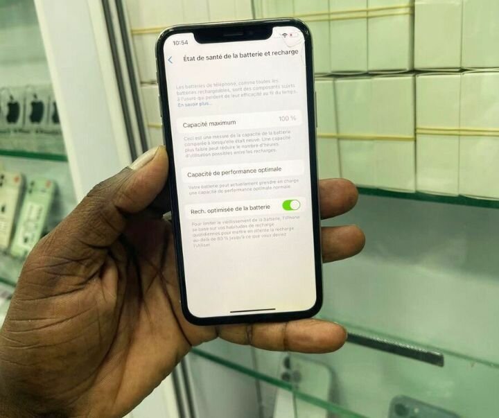 iPhone X Argent 256 Go Débloqué