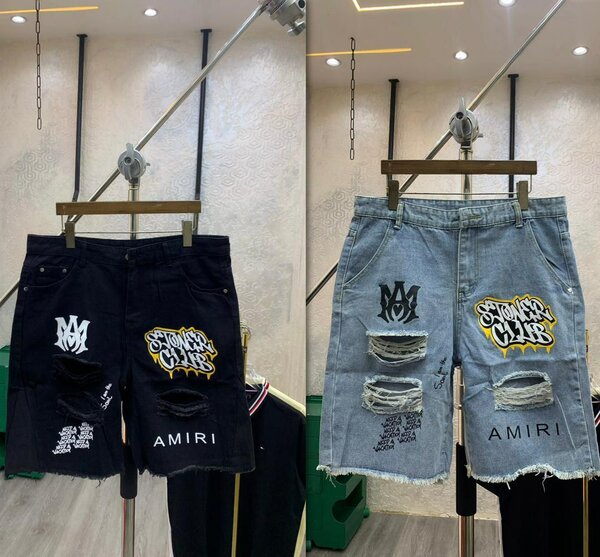 Shorts en denim déchirés