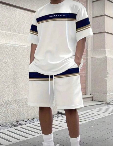 Ensemble short homme 'Dream Maker' blanc