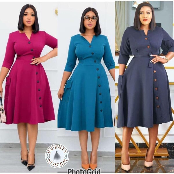 Robe évasée élégante