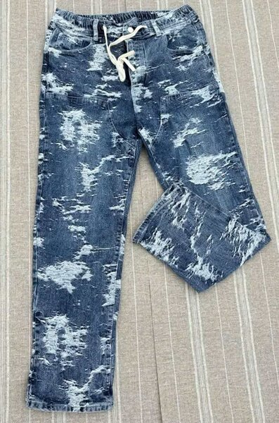 Jean décontracté usé homme