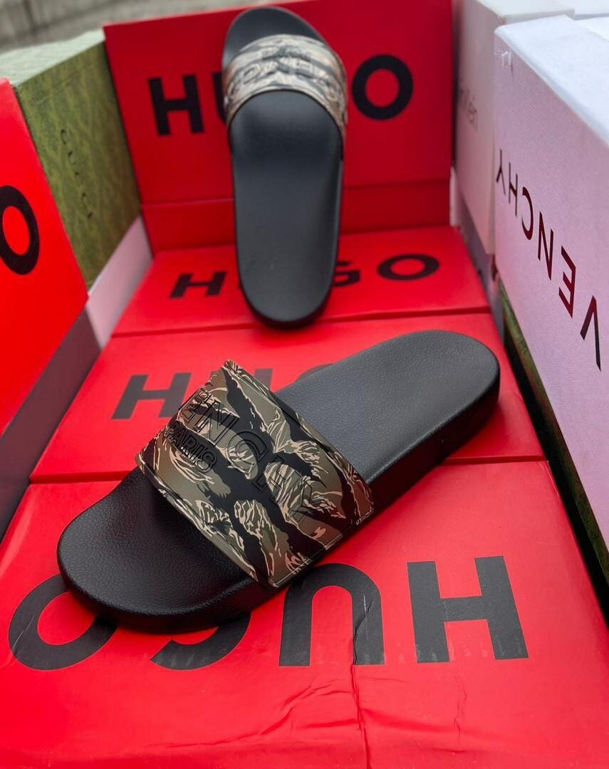 Tongs en cuir élégantes