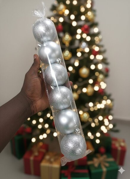 Boules de Noël scintillantes