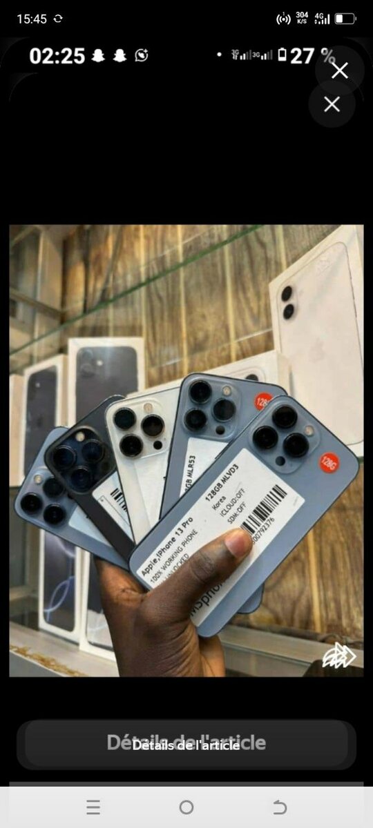 iPhone 13 Pro 128GB Neuf