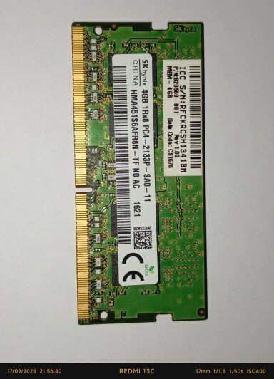 Barette RAM 4Go PC4